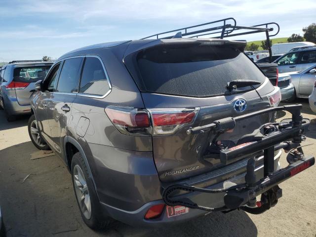 Изображение 2 2015 TOYOTA HIGHLANDER HYBRID LIMITED 2015 с VIN 5TDDCRFH3FS008545