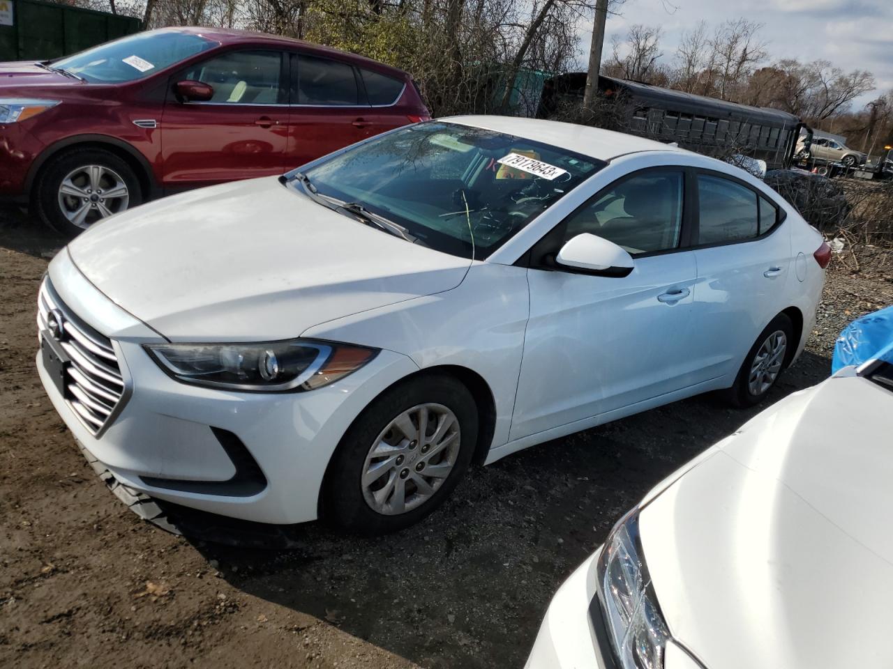 Image 1 of 2017 HYUNDAI ELANTRA SE 2017 with VIN 5NPD74LFXHH127096