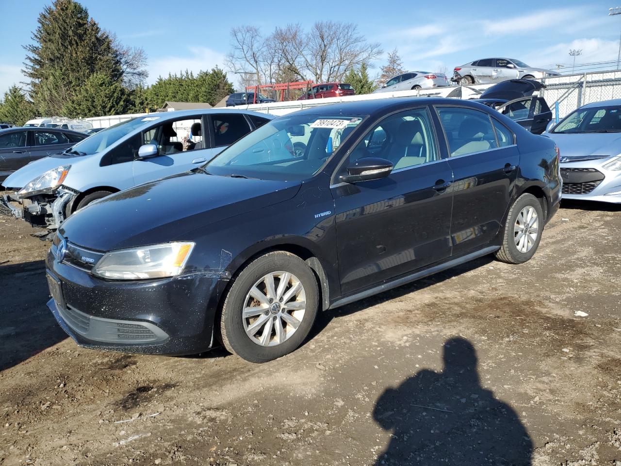Image 1 of 2014 VOLKSWAGEN JETTA HYBRID 2014 with VIN 3VW637AJ4EM274921