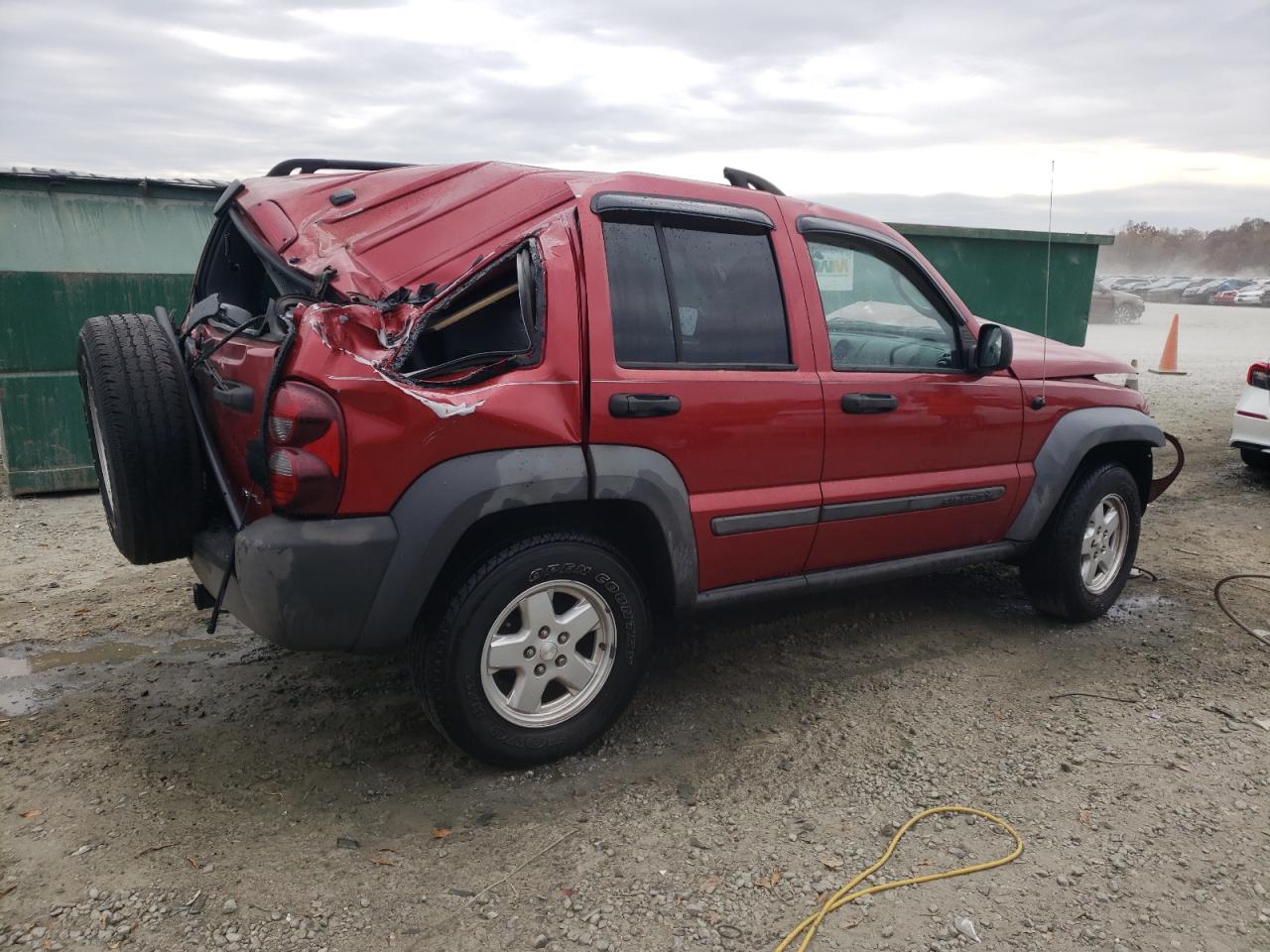 Image 3 of 2007 JEEP LIBERTY SPORT 2007 with VIN 1J4GK48K07W541539