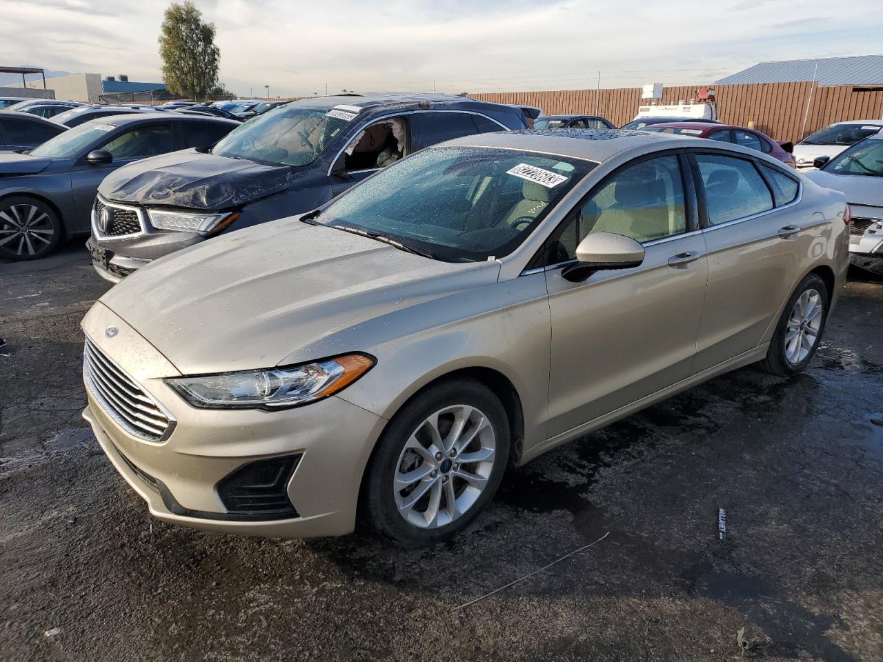 Image 1 of 2019 FORD FUSION SE 2019 with VIN 3FA6P0HD5KR160462