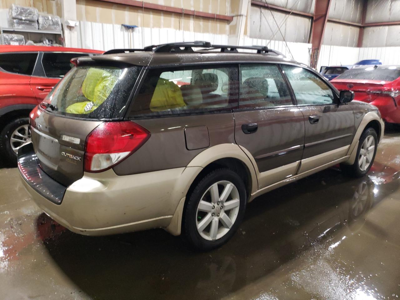 Image 3 of 2008 SUBARU OUTBACK 2.5I 2008 with VIN 4S4BP61CX87345227