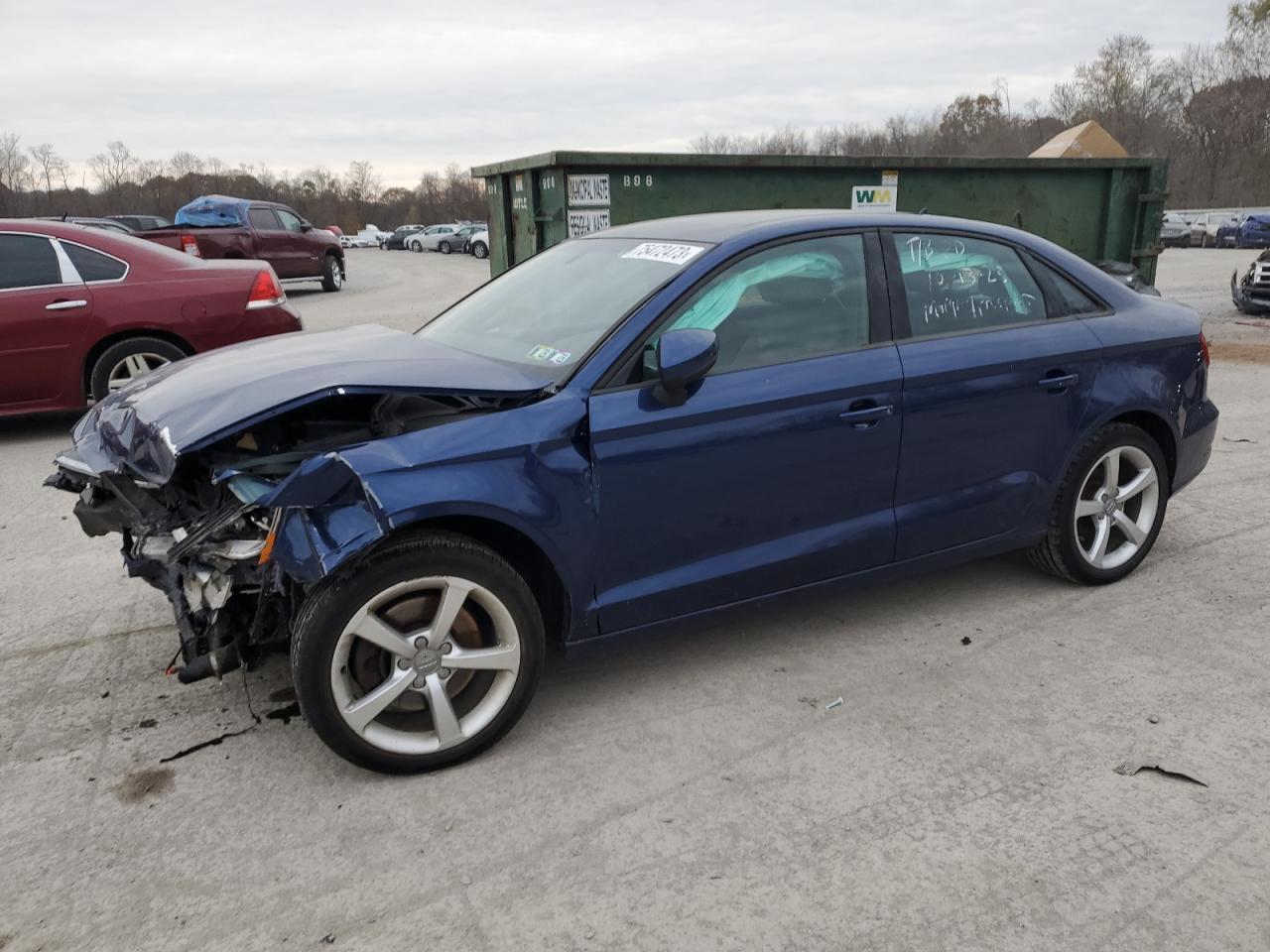 Image 1 of 2015 AUDI A3 PREMIUM 2015 with VIN WAUBFGFFXF1121999