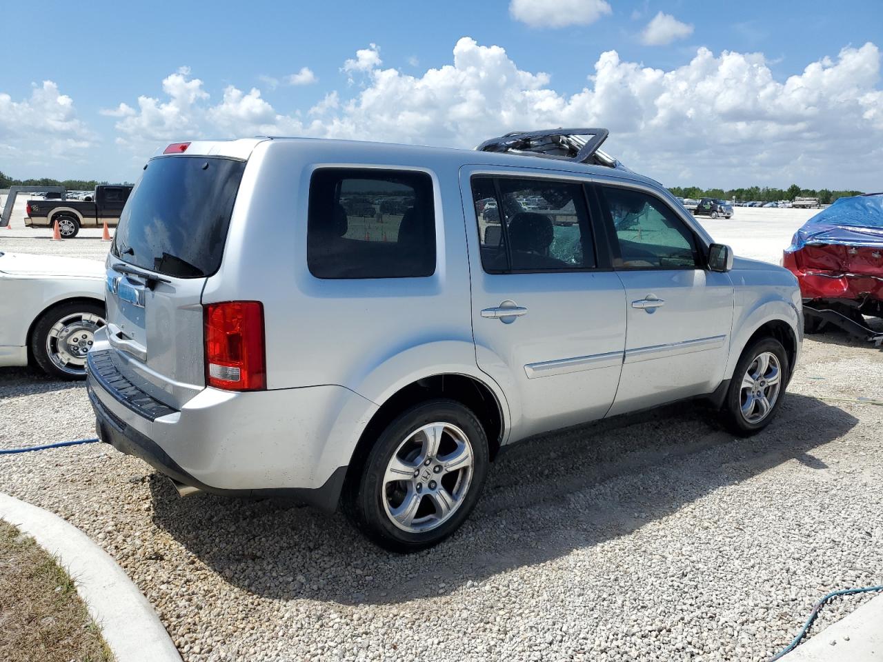 Image 3 of 2013 HONDA PILOT EXL 2013 with VIN 5FNYF3H5XDB005619