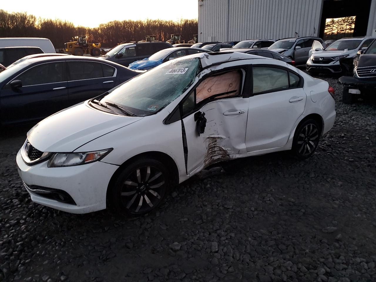 Image 1 of 2015 HONDA CIVIC EXL 2015 with VIN 19XFB2F97FE222203