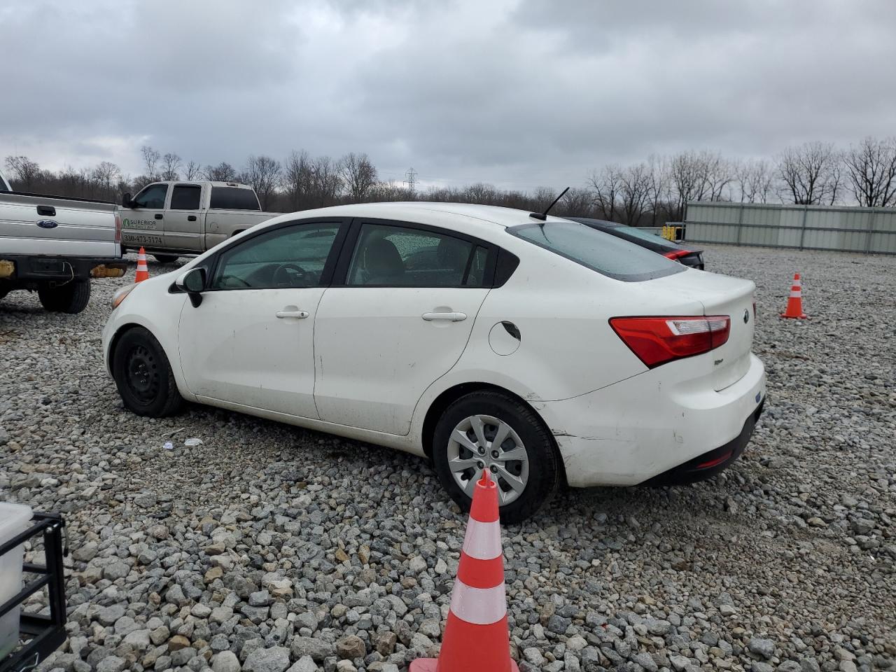 Image 2 of 2014 KIA RIO LX 2014 with VIN KNADM4A34E6366003