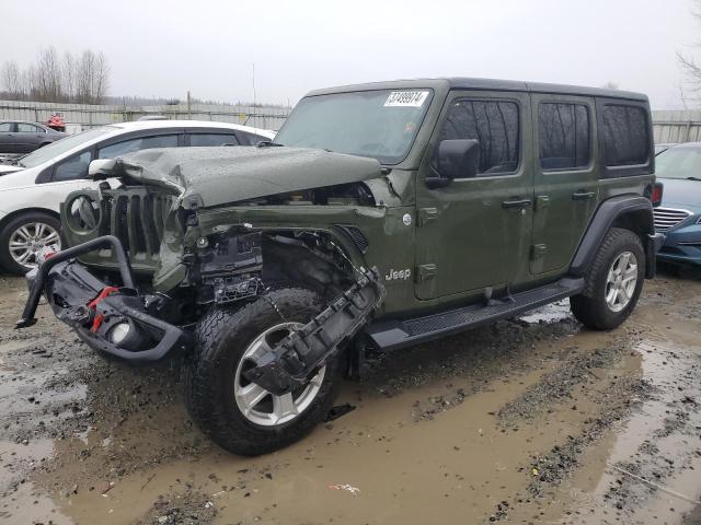 Image 1 of 2020 JEEP WRANGLER UNLIMITED SPORT 2020 with VIN 1C4HJXDGXLW282519