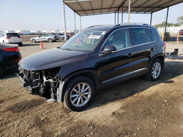Image 1 of 2017 VOLKSWAGEN TIGUAN WOLFSBURG 2017 with VIN WVGRV7AX5HK003047