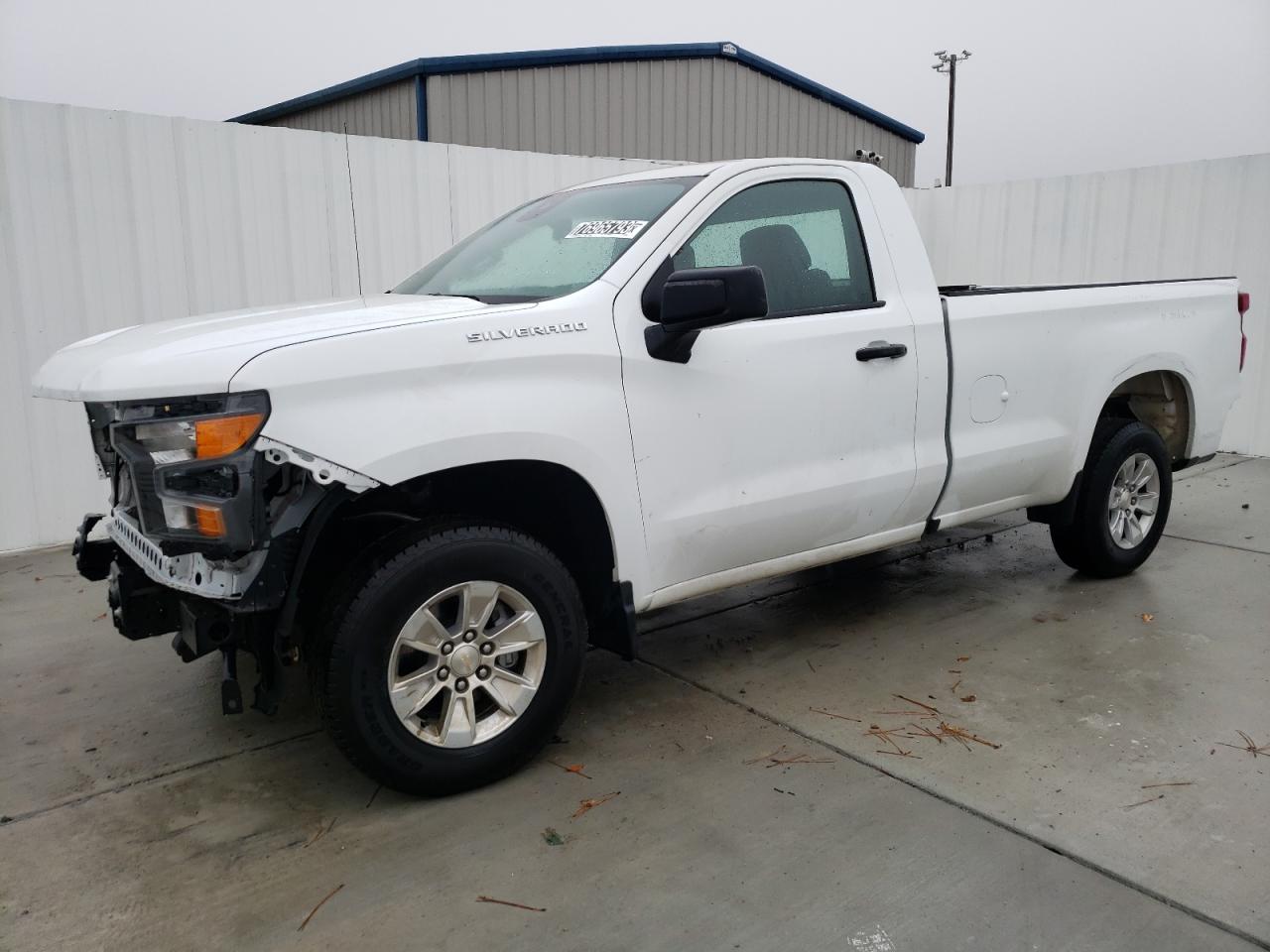 Image 1 of 2022 CHEVROLET SILVERADO C1500 2022 with VIN 3GCNAAED7NG636258