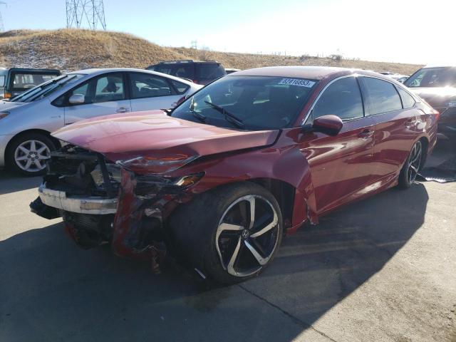 Image 1 of 2018 HONDA ACCORD SPORT 2018 with VIN 1HGCV2F38JA037595