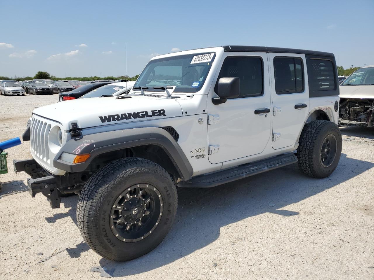 Image 1 of 2019 JEEP WRANGLER UNLIMITED SPORT 2019 with VIN 1C4HJXDG2KW596972