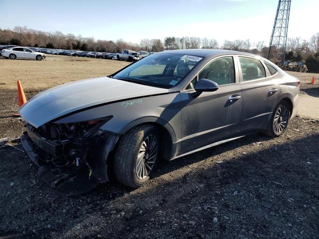 Image 1 of 2021 HYUNDAI SONATA HYBRID 2021 with VIN KMHL54JJ8MA036706