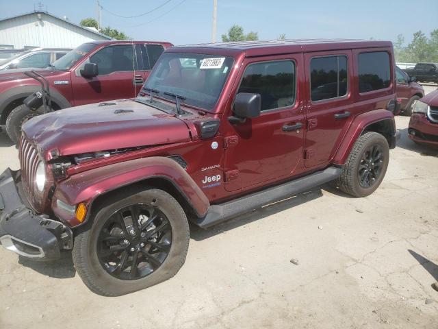 Image 1 of 2021 JEEP WRANGLER UNLIMITED SAHARA 4XE 2021 with VIN 1C4JJXP69MW864729