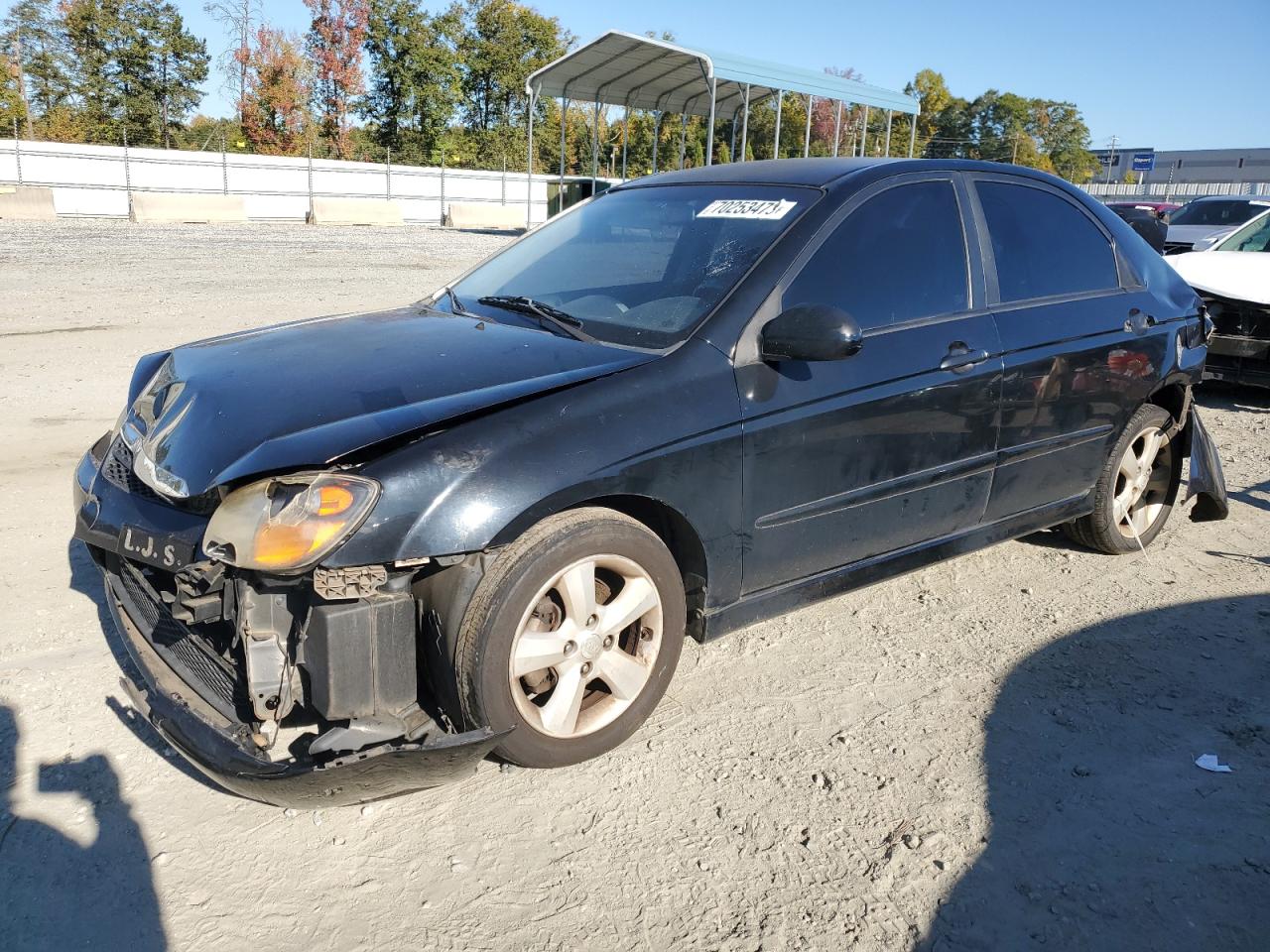 Obraz 1 z 2008 KIA SPECTRA EX 2008 z VIN KNAFE121X85012191