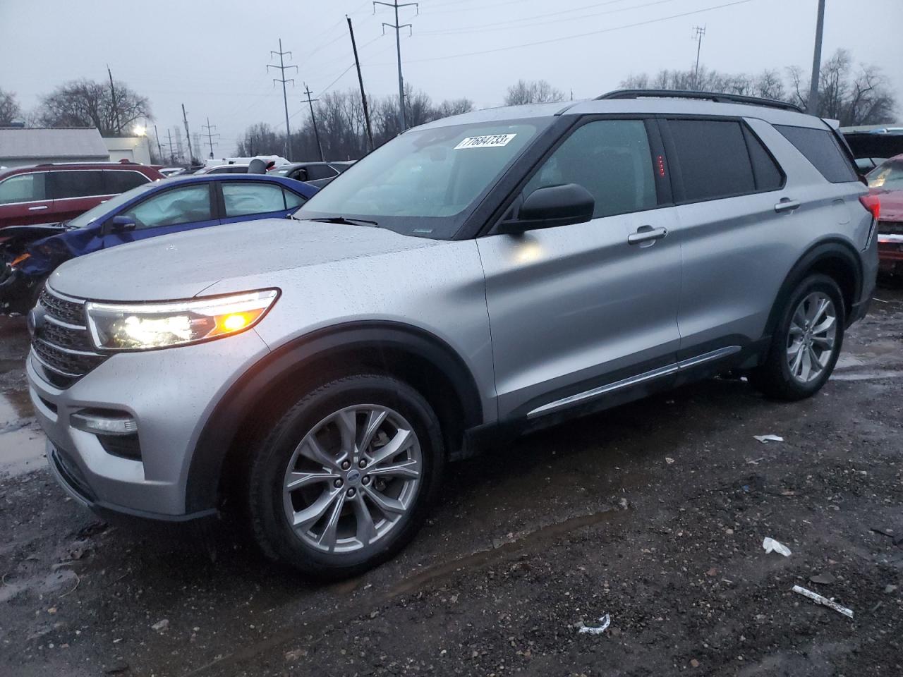 Image 1 of 2021 FORD EXPLORER XLT 2021 with VIN 1FMSK8DH2MGC28852