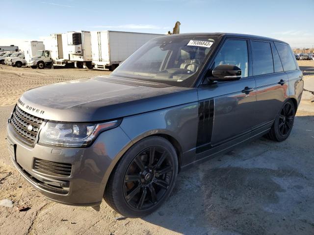 Image 1 of 2017 LAND ROVER RANGE ROVER HSE 2017 with VIN SALGS2FK4HA321633