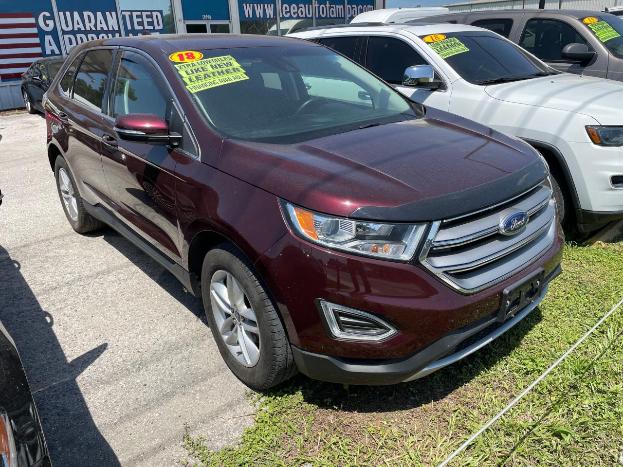 Image 1 of 2018 FORD EDGE SEL 2018 with VIN 2FMPK3J90JBB18665