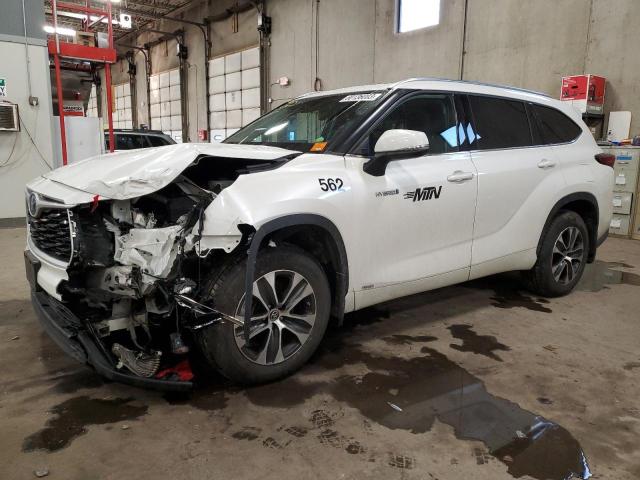 Obraz 1 z 2021 TOYOTA HIGHLANDER HYBRID XLE 2021 z VIN 5TDGBRCH1MS041674