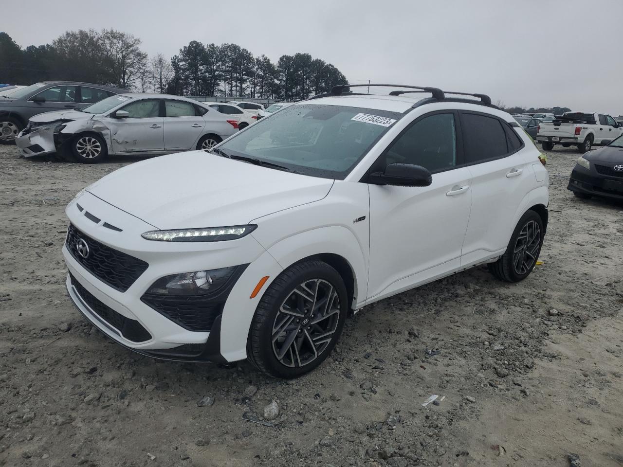 Image 1 of 2022 HYUNDAI KONA N LINE 2022 with VIN KM8K33A34NU878617