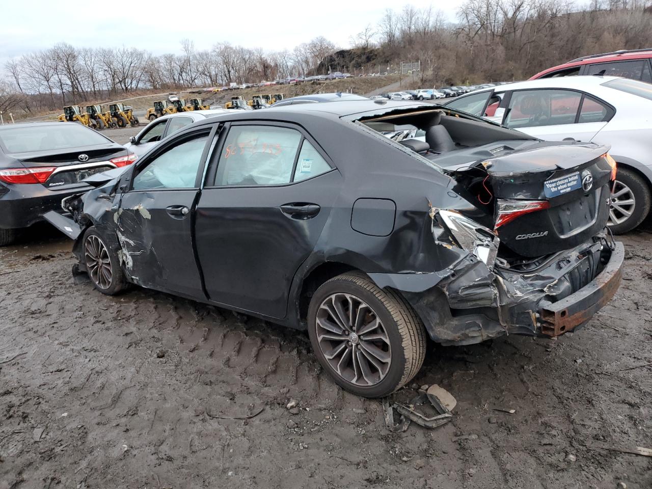 Image 2 of 2014 TOYOTA COROLLA L 2014 with VIN 2T1BURHEXEC127434
