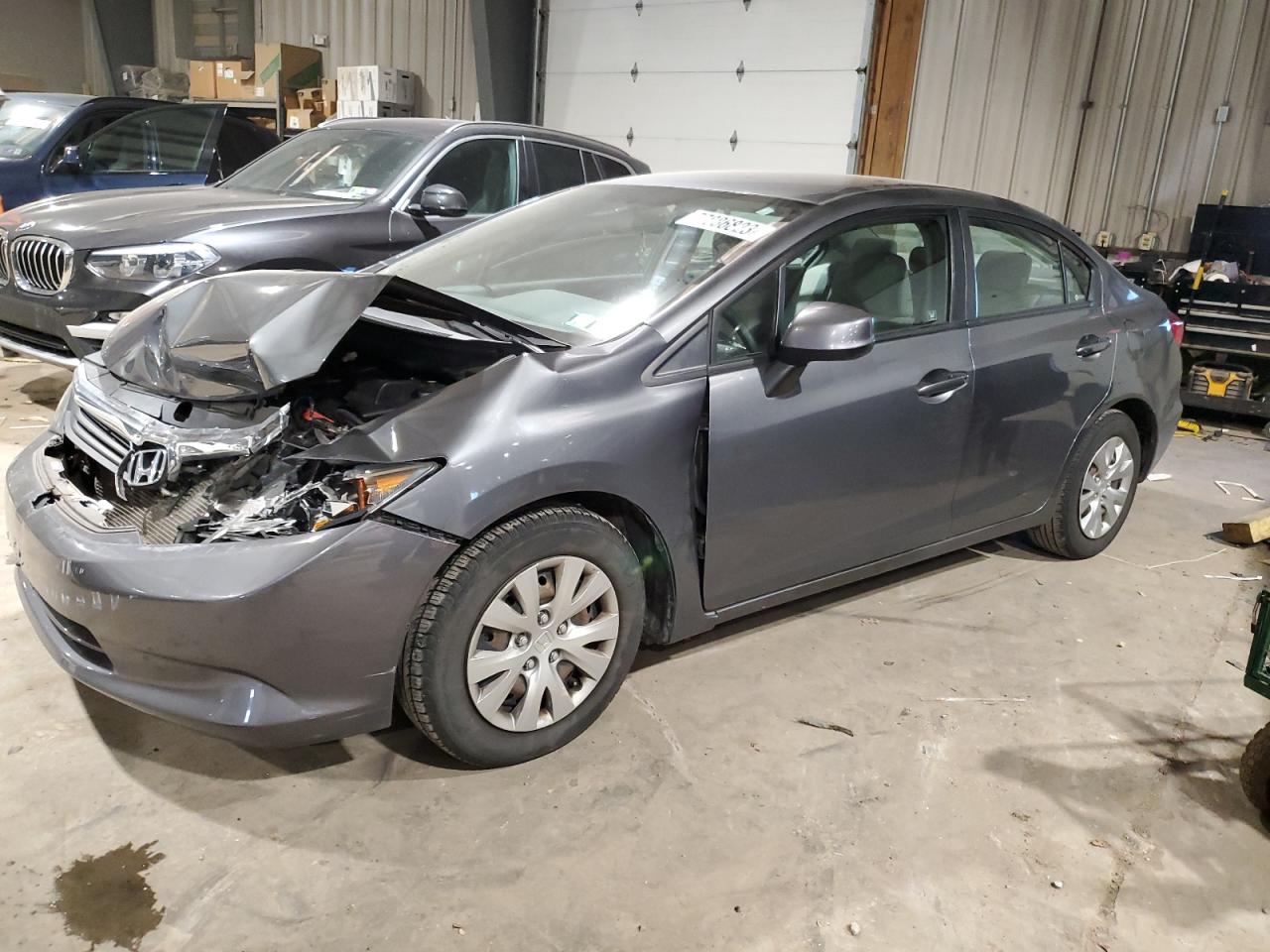 Image 1 of 2012 HONDA CIVIC LX 2012 with VIN 19XFB2F56CE386454