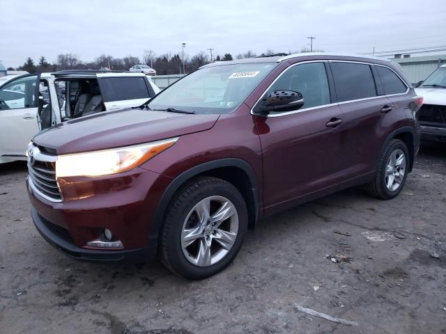 Obraz 1 z 2014 TOYOTA HIGHLANDER LIMITED 2014 z VIN 5TDDKRFH7ES050461