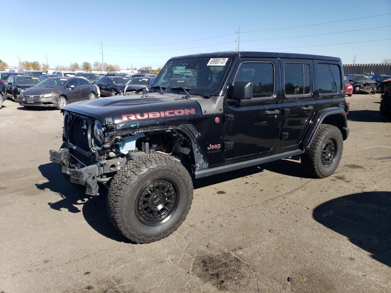 Изображение 1 2020 JEEP WRANGLER UNLIMITED RUBICON 2020 с VIN 1C4HJXFG6LW327503