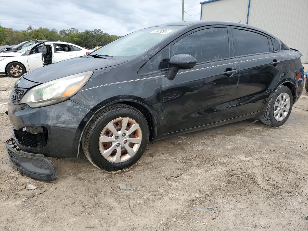Изображение 1 2014 KIA RIO LX 2014 с VIN KNADM4A38E6387663