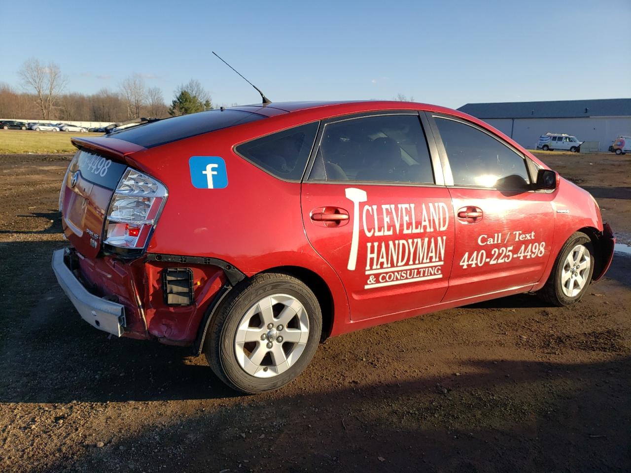 Image 3 of 2009 TOYOTA PRIUS  2009 with VIN JTDKB20UX97820835