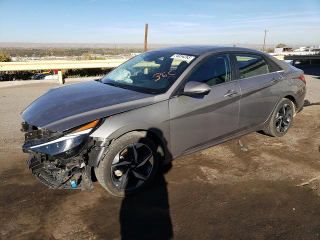 Image 1 of 2022 HYUNDAI ELANTRA LIMITED 2022 with VIN KMHLP4AG9NU363890