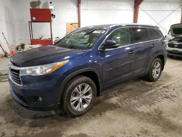 2015 TOYOTA HIGHLANDER XLE 2015 image
