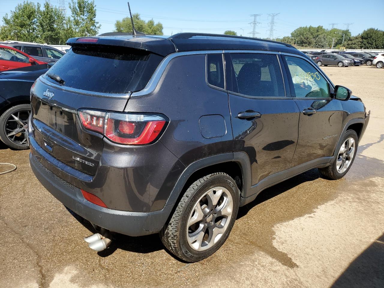 Image 3 of 2018 JEEP COMPASS LIMITED 2018 with VIN 3C4NJDCB6JT114385