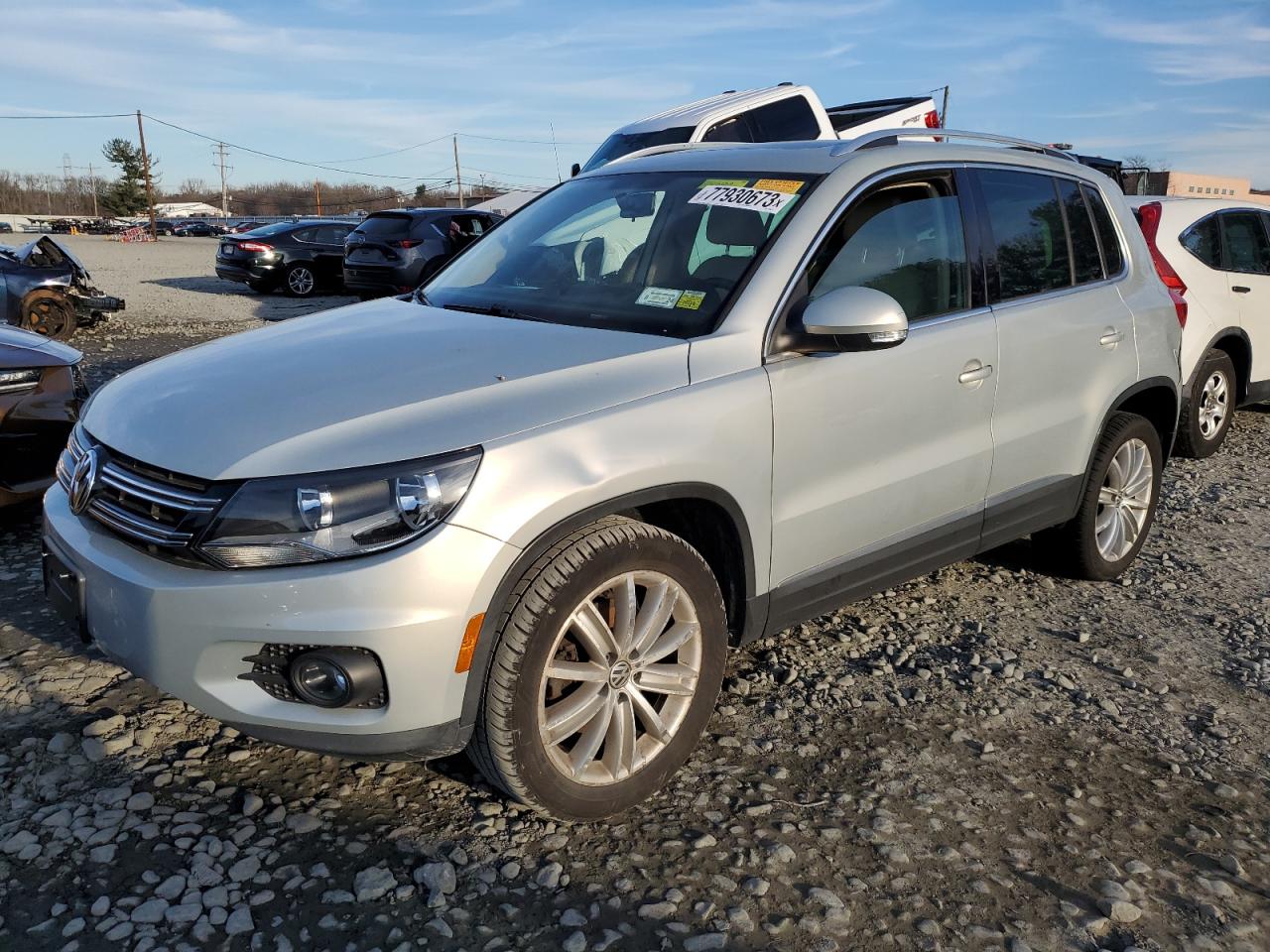 Image 1 of 2015 VOLKSWAGEN TIGUAN S 2015 with VIN WVGAV7AX1FW592021