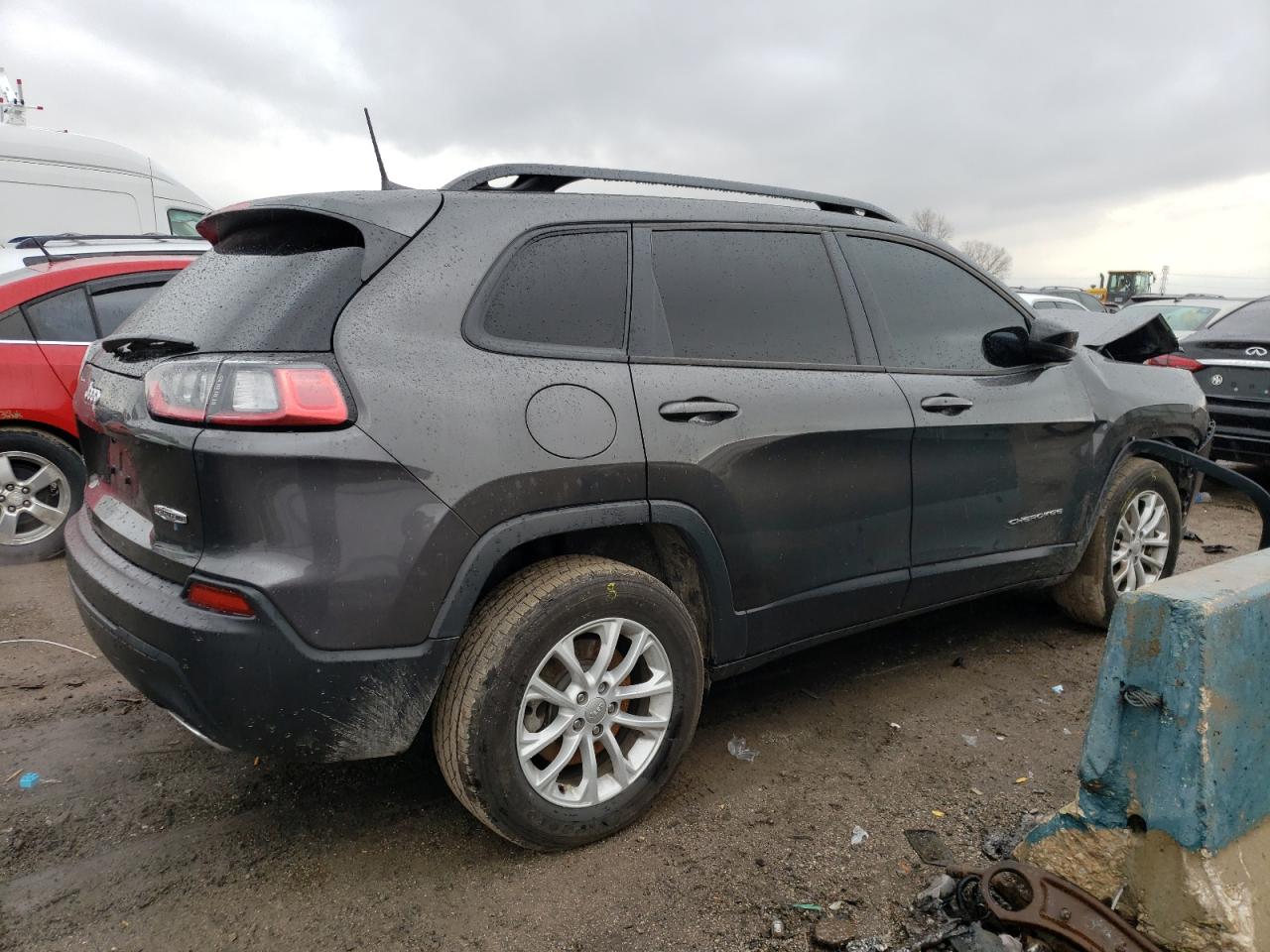 Image 3 of 2022 JEEP CHEROKEE LATITUDE LUX 2022 with VIN 1C4PJMMX7ND553982