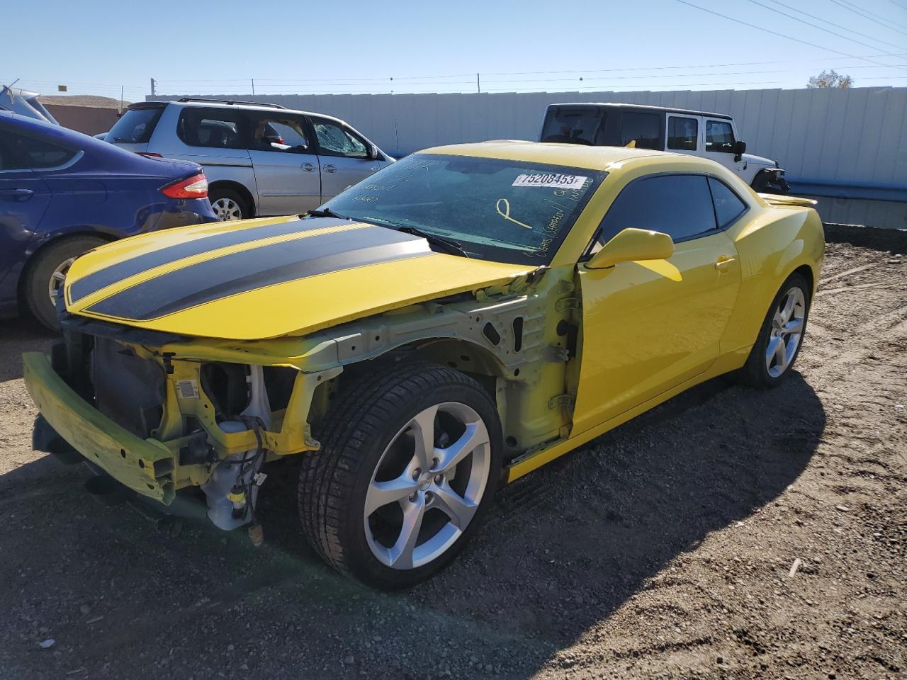 Image 1 of 2015 CHEVROLET CAMARO LT 2015 with VIN 2G1FD1E39F9303390