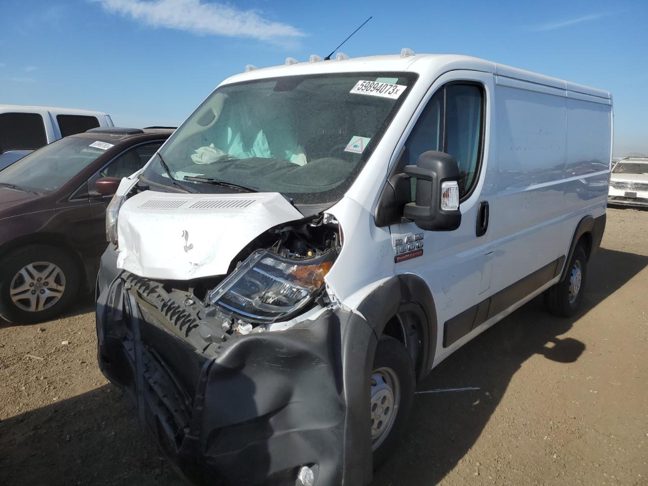 Image 1 of 2021 RAM PROMASTER 1500 1500 STANDARD 2021 with VIN 3C6LRVAG2ME516053