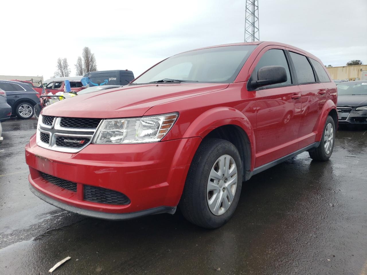 Image 1 of 2014 DODGE JOURNEY SE 2014 with VIN 3C4PDCAB1ET235201