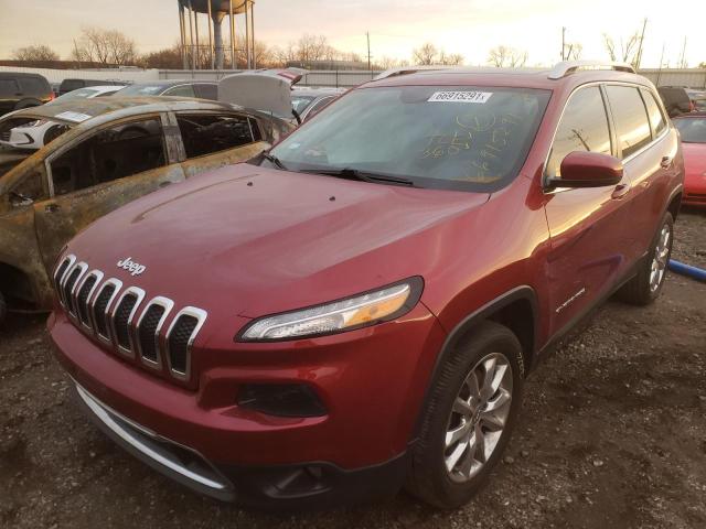 Image 2 of 2014 JEEP CHEROKEE LIMITED 2014 with VIN 1C4PJLDB5EW179035