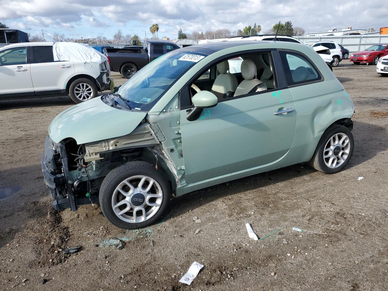 Изображение 1 2012 FIAT 500 POP 2012 с VIN 3C3CFFAR7CT304059
