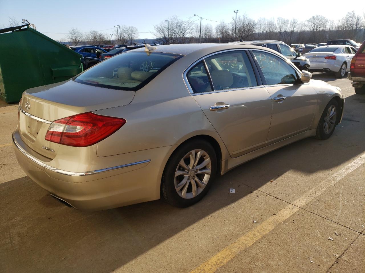 Obraz 3 z 2012 HYUNDAI GENESIS 3.8L 2012 z VIN KMHGC4DD4CU191943