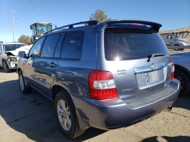 Obraz 2 z 2006 TOYOTA HIGHLANDER HYBRID 2006 z VIN JTEEW21A860029631