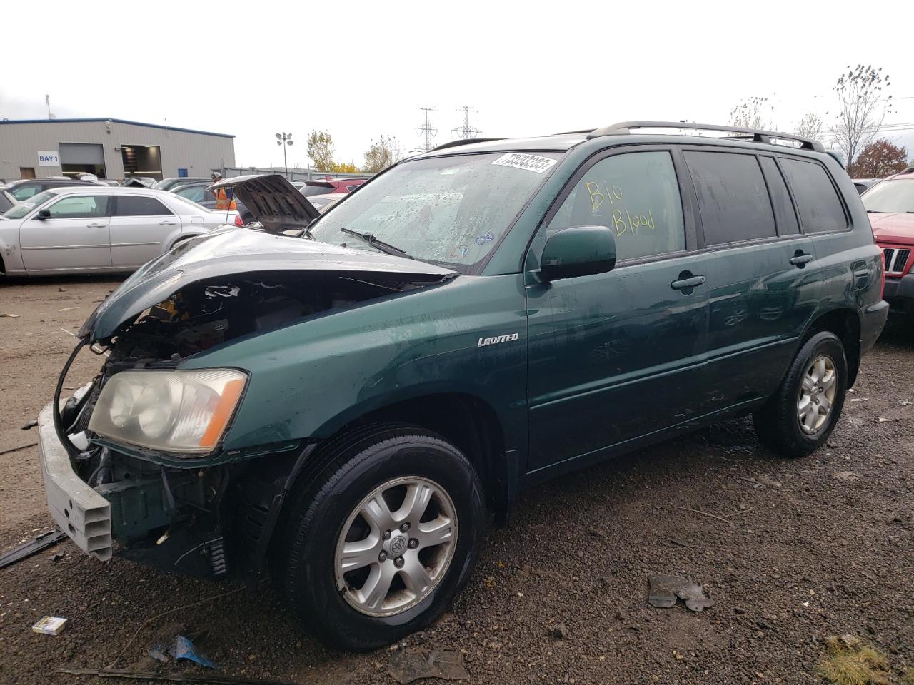 Image 1 of 2002 TOYOTA HIGHLANDER LIMITED 2002 with VIN JTEHF21A120043037