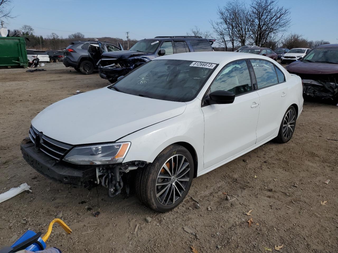 Image 1 of 2016 VOLKSWAGEN JETTA SPORT 2016 with VIN 3VWD17AJ4GM417446
