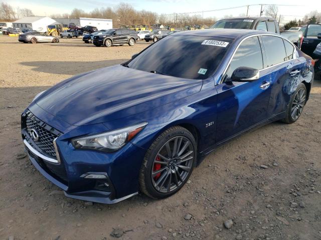 Image 1 of 2018 INFINITI Q50 RED SPORT 400 2018 with VIN JN1FV7AR7JM481492