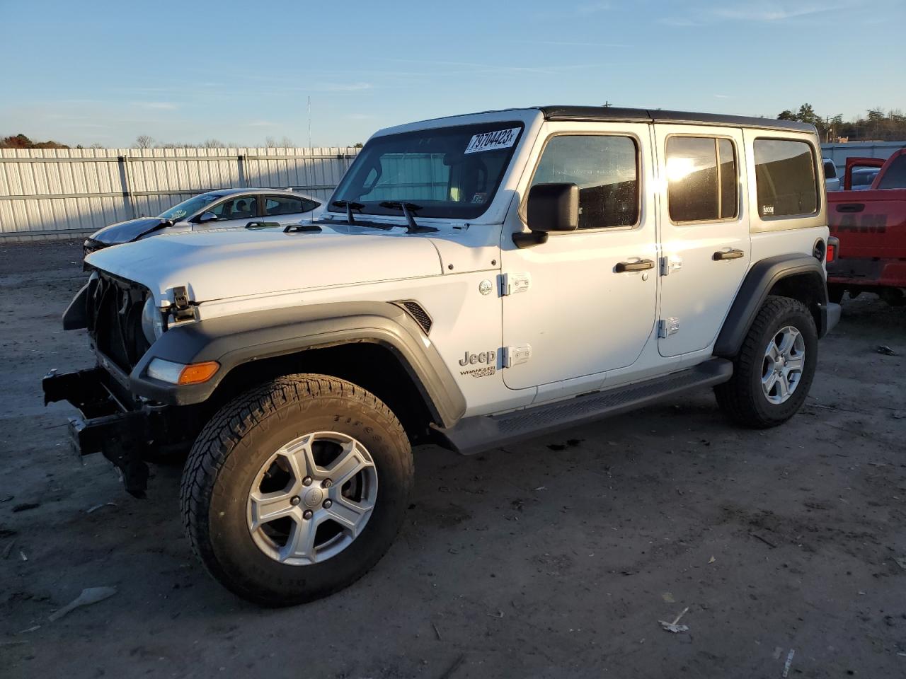Изображение 1 2019 JEEP WRANGLER UNLIMITED SPORT 2019 с VIN 1C4HJXDG1KW680023