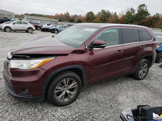 Obraz 2014 TOYOTA HIGHLANDER XLE 2014
