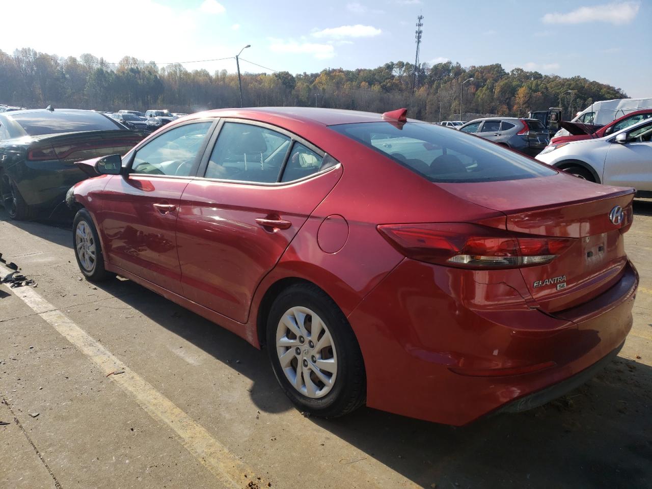 Изображение 2 2017 HYUNDAI ELANTRA SE 2017 с VIN 5NPD74LF5HH136465