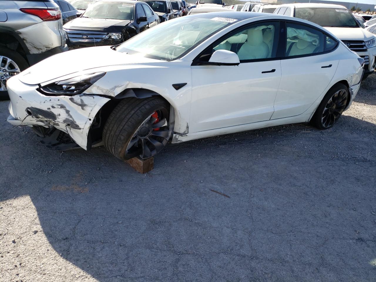 Obraz 1 z 2021 TESLA MODEL 3  2021 z VIN 5YJ3E1EC2MF037792