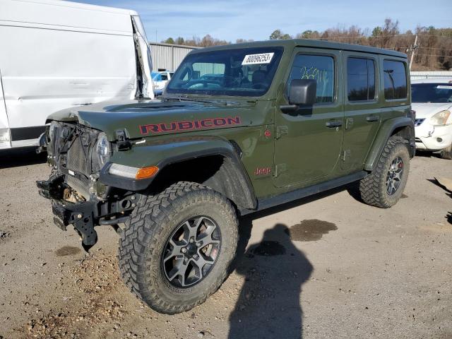 Image 1 of 2021 JEEP WRANGLER UNLIMITED RUBICON 2021 with VIN 1C4HJXFN6MW554657
