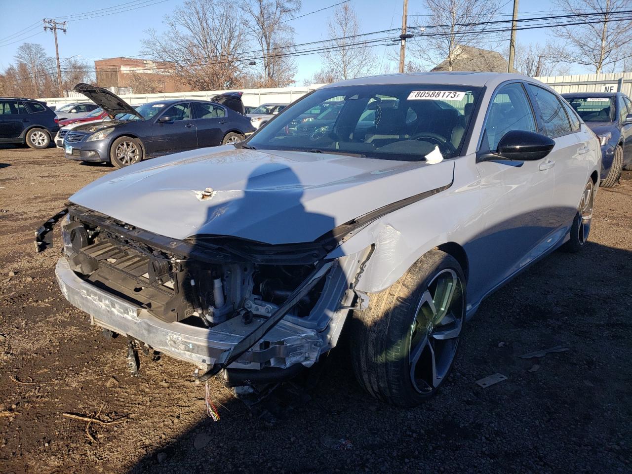 Image 1 of 2021 HONDA ACCORD SPORT 2021 with VIN 1HGCV2F33MA012284